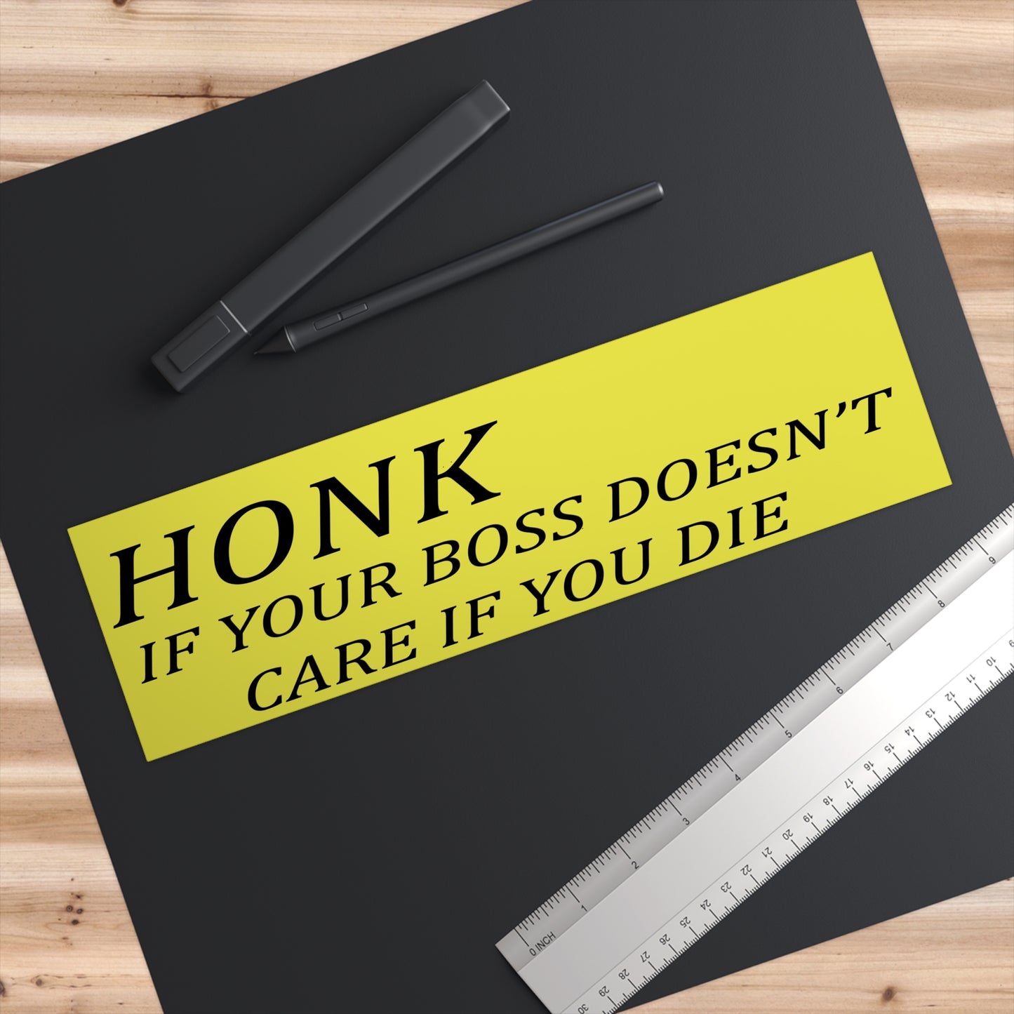 Honk and Die Bumper Sticker