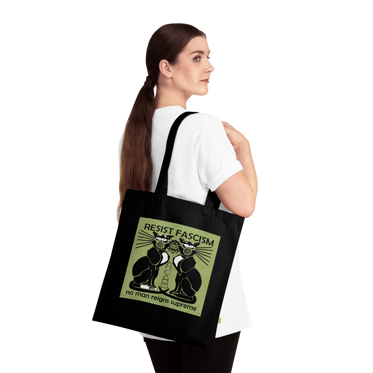 Resistance Cats Organic Cotton Tote Bag