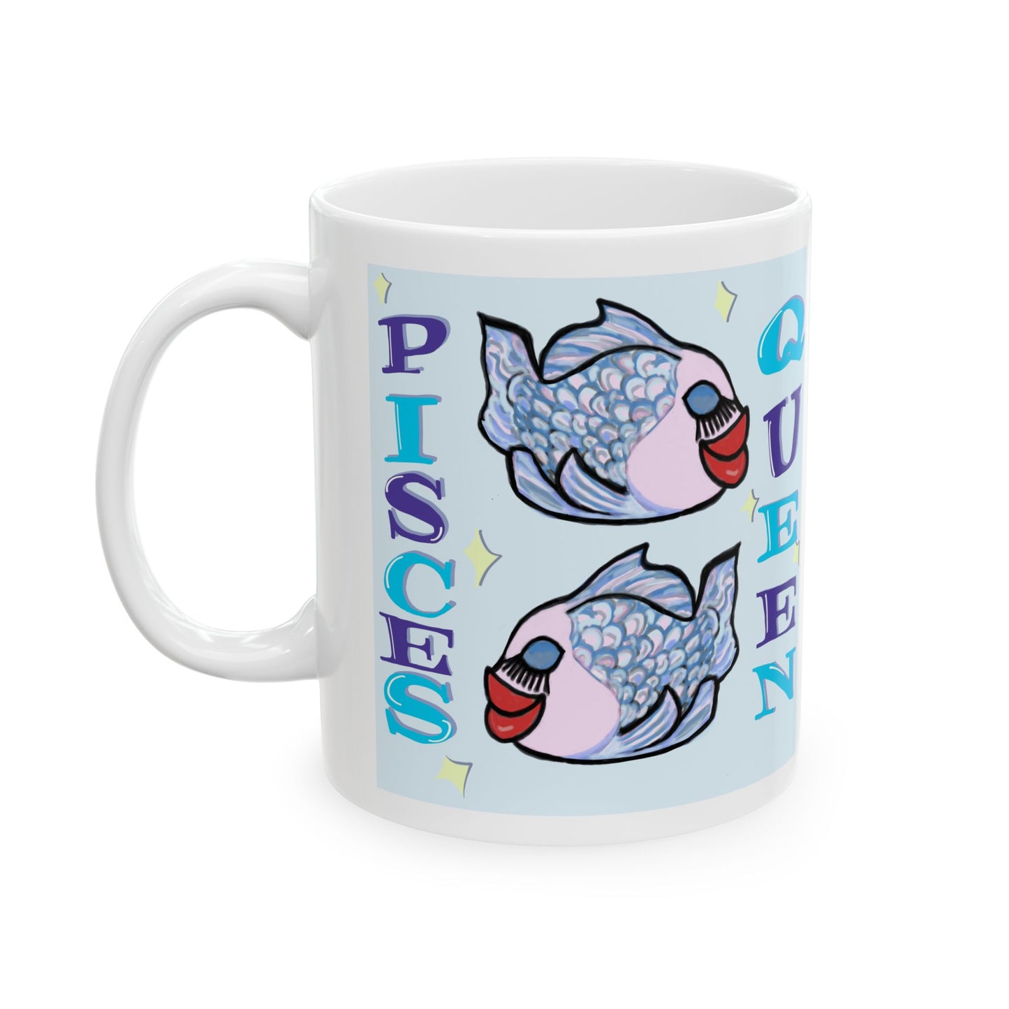 Pisces Queen Ceramic Mug