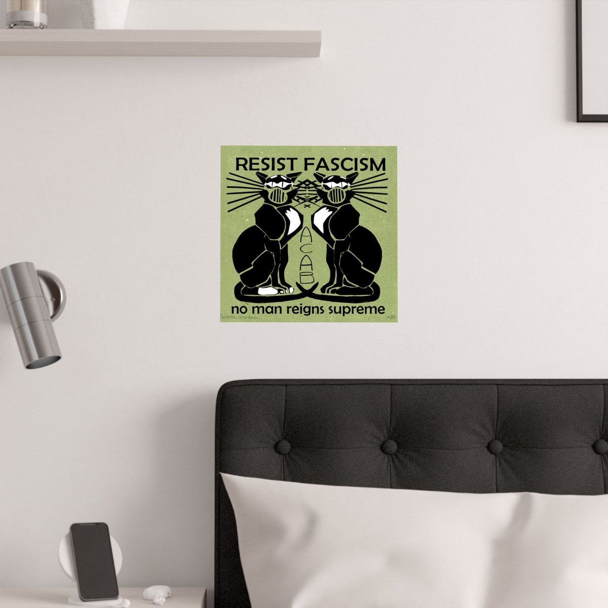 Resistance Cats Print 14x14