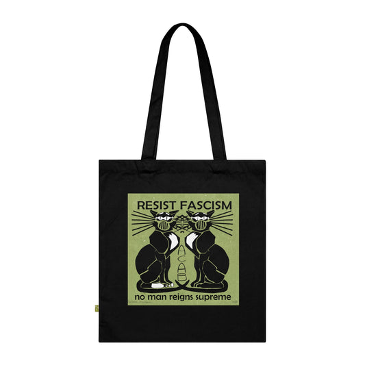 Resistance Cats Organic Cotton Tote Bag
