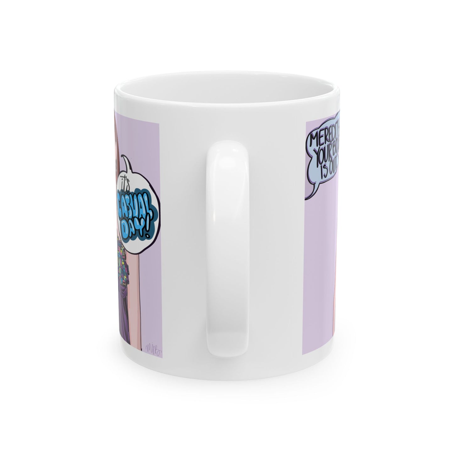 Meredith, Your Boob Is Out. Ceramic Mug