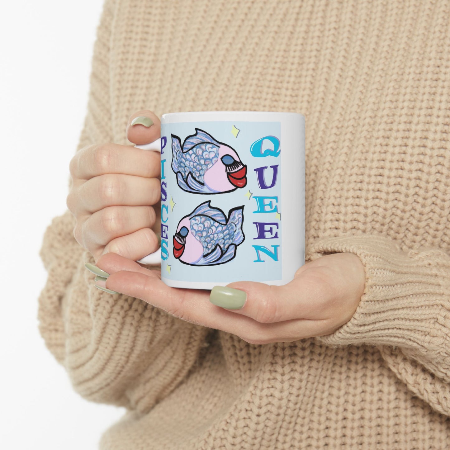 Pisces Queen Ceramic Mug