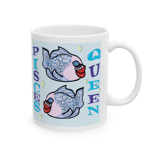 Pisces Queen Ceramic Mug