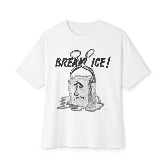 BREAK ICE! Unisex Oversized Boxy Tee