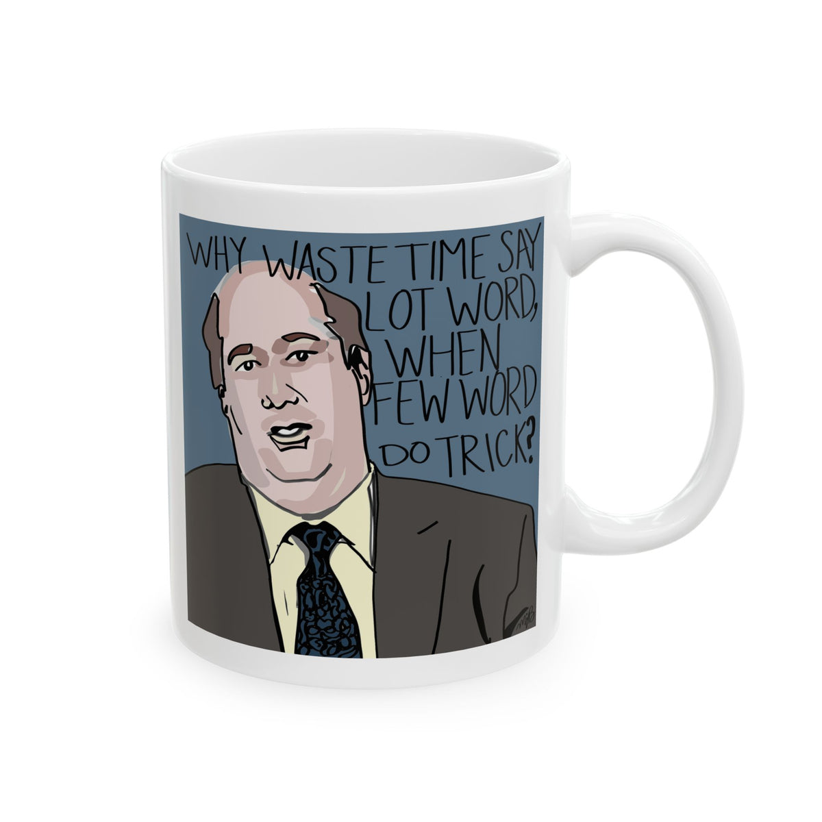 Kevin of Few Word Mug