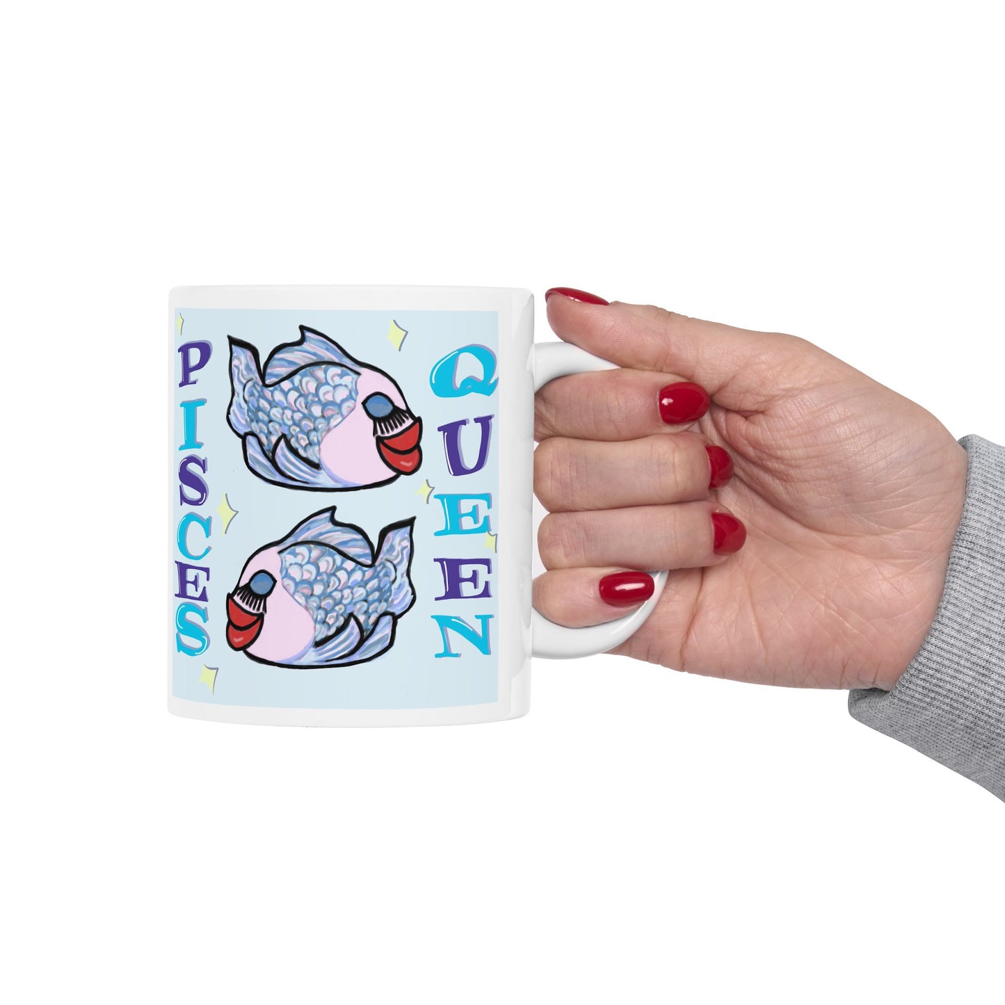 Pisces Queen Ceramic Mug