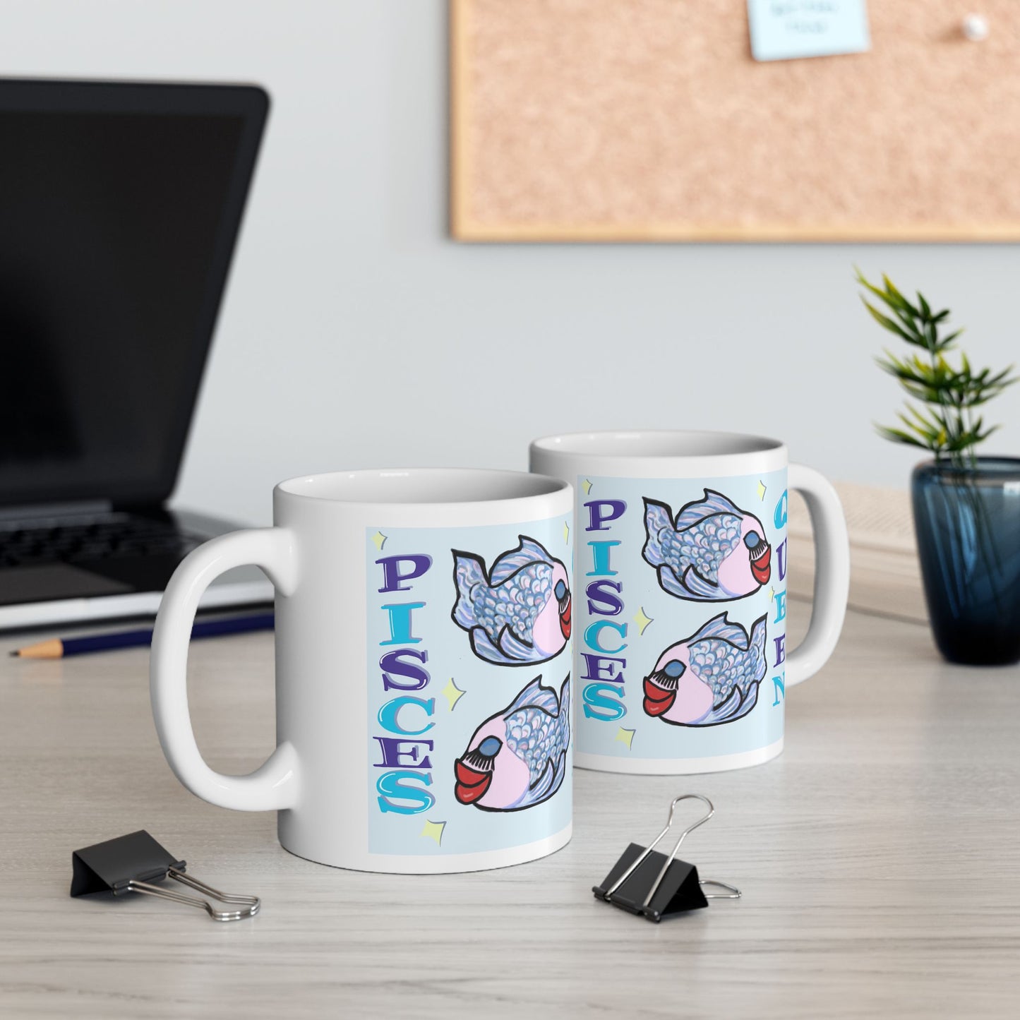 Pisces Queen Ceramic Mug