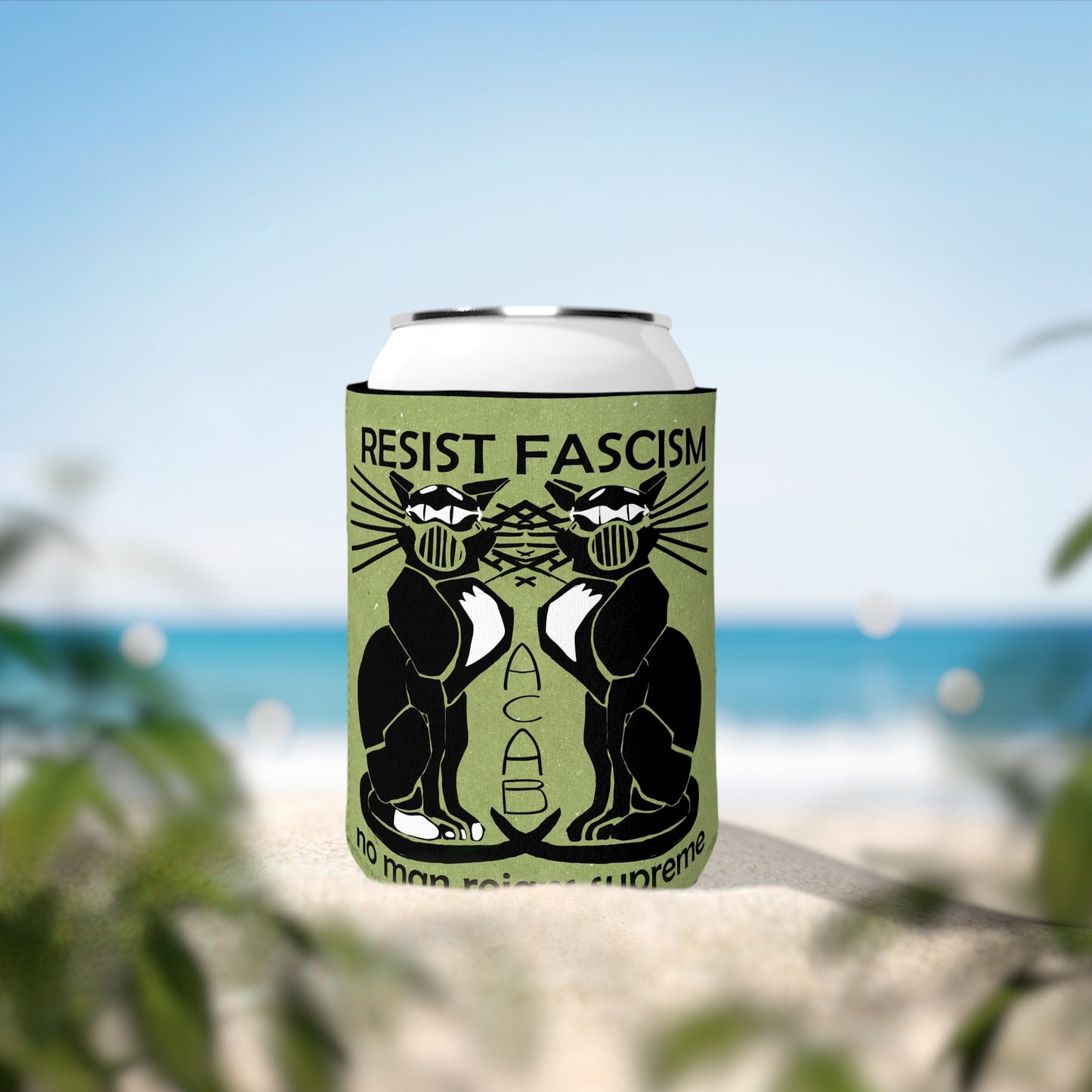 Resistance Cats Coozie