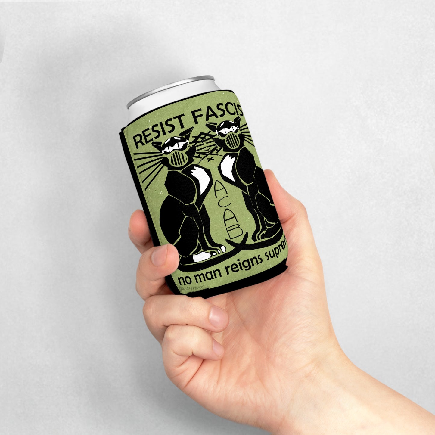 Resistance Cats Coozie